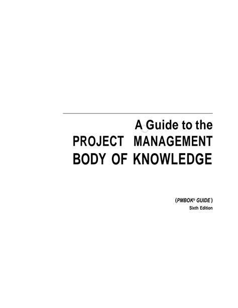 Solution A Guide To The Project Management Body Of Knowledge Pmbok Guide Project Management