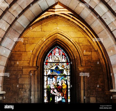 Hexham Abbey Hexham Northumberland England Uk Stock Photo Alamy