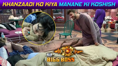 Bigg Boss 17 Update Munawar Ne Kiya Khanzaadi Ko Manane Ki Koshish