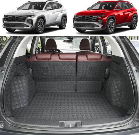 2022 2024 2025 Tucson Cargo Liner Hybrid With Subwoofer All Weather Rear Cargo