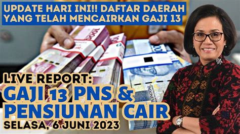 ALHAMDULILLAH GAJI 13 PNS DAN PENSIUNAN CAIR CEK DAERAH YANG