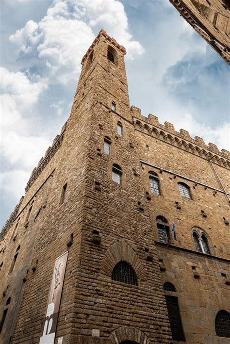 Palacio De Bargello Medieval En El Centro De Florencia Toscana Italia