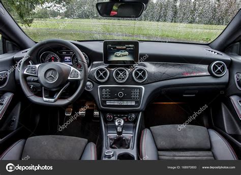 Luxury car interior of Mercedes Benz – Stock Editorial Photo © Tadeas ...