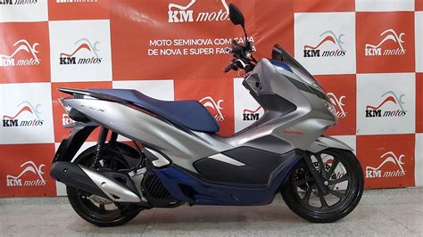 Honda PCX 150 Sport ABS 2021 Prata KM Motos Sua Loja De Motos Seminovas