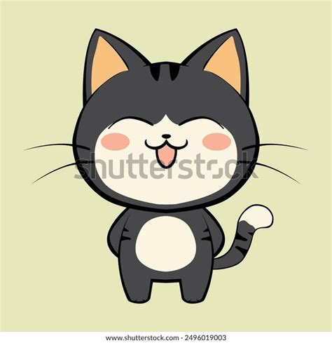 Cartoon Cute Character Funny Illustration Anime Stock Vector (Royalty ...