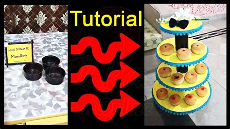 How To Make Diy Cupcake Stand Using Cardboard Tutorial Dilkash Pk Online Store Youtube