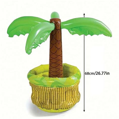 Coconut Tree Inflatable Ice Bucket Pool Party Iced Drink Bucket