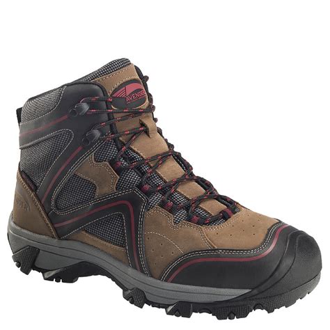 Avenger Safety Footwear Mens A7711 Brown Waterproof Steel Toe Work Boot