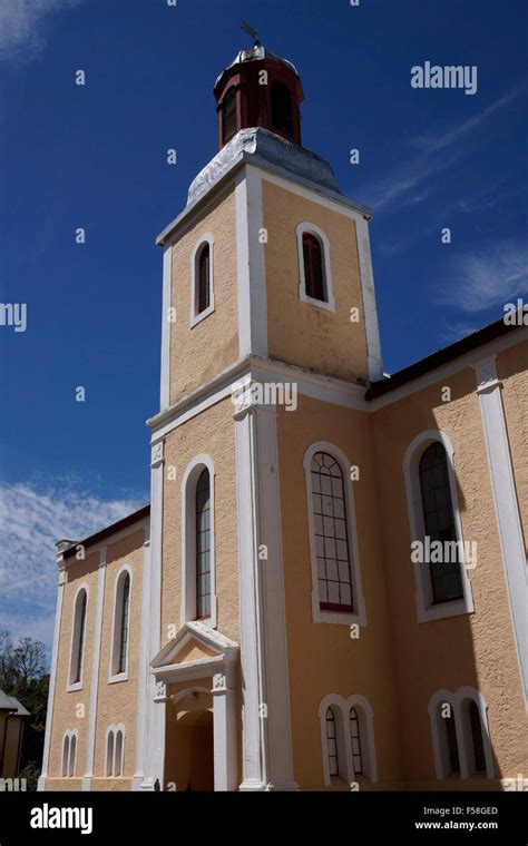 The Moravian Church at Genadendal was built in 1891 Stock Photo - Alamy