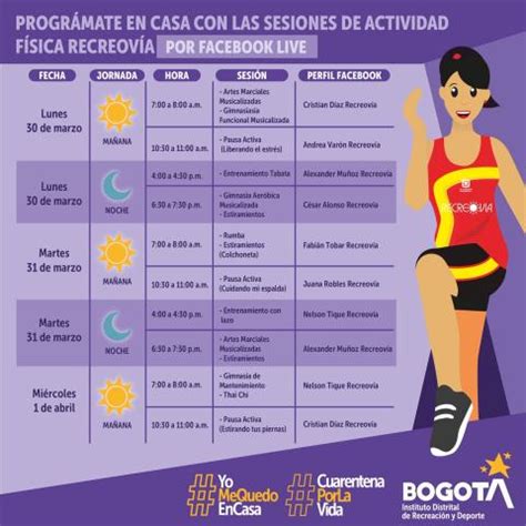 Prográmate para hacer deporte en familia Bogota gov co