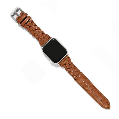 Brighton Sutton Braided Leather Watch Band Brown Shop Barron S