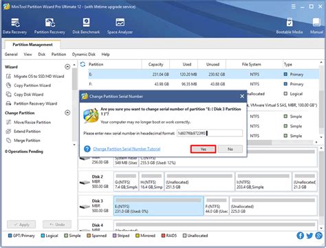 How To Change Partition Serial Number Minitool Tutorial Minitool