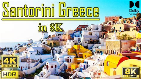 Santorini Greece K Video Ultra Hd Santorini Documentary K Dolby