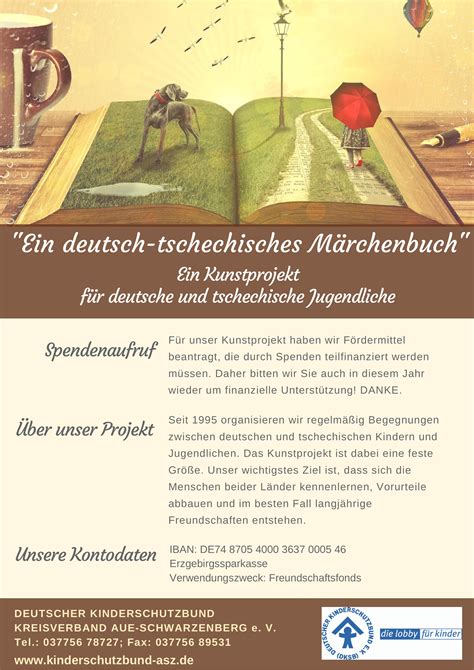 Unser deutsch tschechisches Märchenbuch braucht Unterstützung