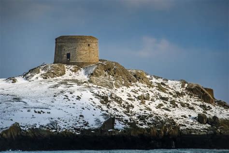 Martello Tower Dalkey Island Ireland Stock Image Image Of Defense