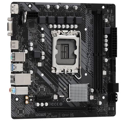 Placa Mãe Asrock H610M HVS Intel Soquete LGA 1700 no Paraguai