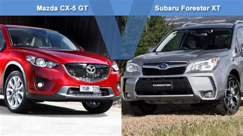 Mazda Cx Gt Awd Vs Subaru Forester Xt Review Carsguide