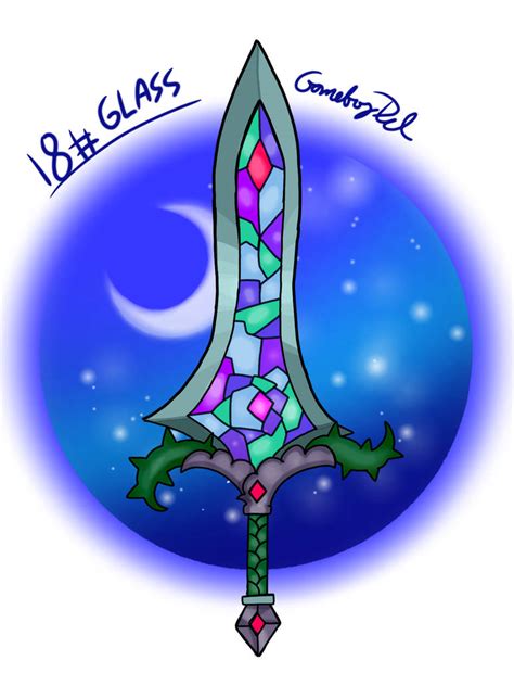 Swordtember 18. Glass sword by gameboyred on DeviantArt