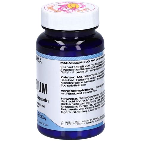 Gall Pharma Magn Sium Mg Pc S Redcare Apotheke