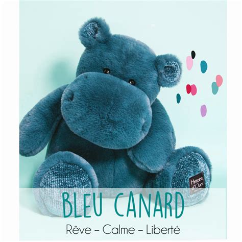 Histoire D Ours HIP POP Bleu Canard 25 Cm