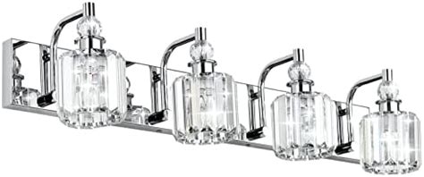 Trlife Bathroom Vanity Light Fixtures Inches Crystal Vanity Light