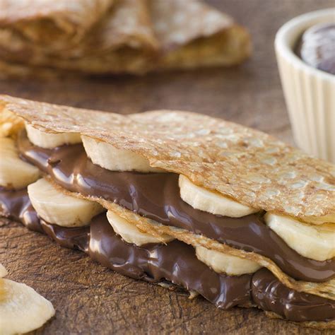 Recette Crêpes aux bananes et au chocolat