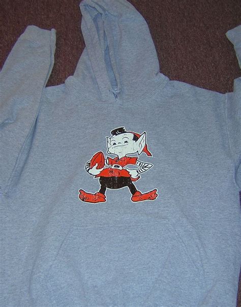 Cleveland Browns Brownie Elf Embroidered Hoodie Brown XL – GPS Sports ...