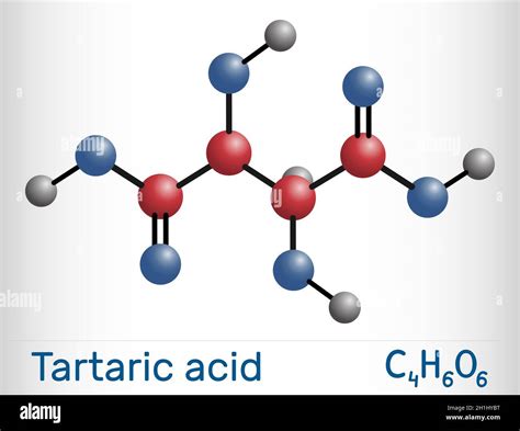 L Acide Tartrique Banque D Images Vectorielles Alamy