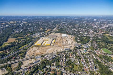 Bochum Aus Der Vogelperspektive Neubau Baustelle Im Gewerbegebiet