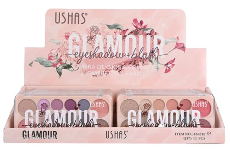 PALETA DE SOMBRAS GLAMOUR RUBOR USHAS Gisele Stephanie S R L