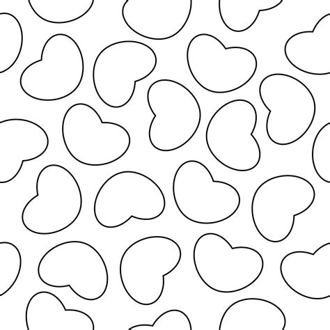 Contours Of Hearts Vector Seamless Pattern 17780152 Vector Art At Vecteezy