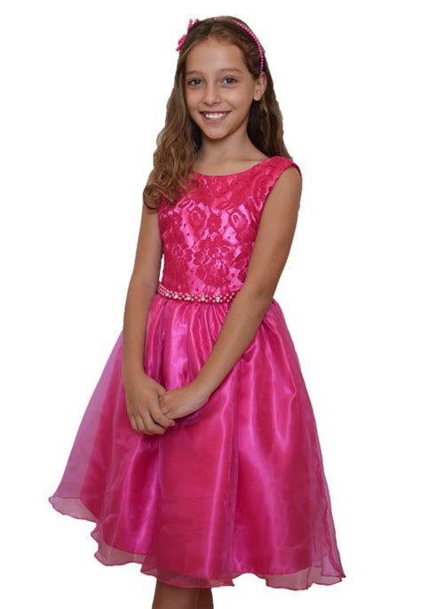 Vestido Infantil Festa Pink Luxo