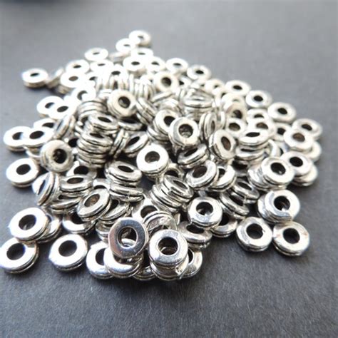 Pcbead Spacers Alloy Tibetan Styledonut Shape Antique Etsy