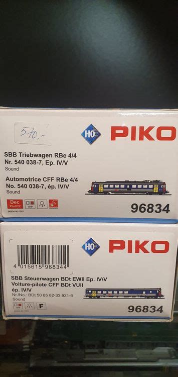 Piko Dc Set Sbb Rbe Trieb Bdt Steuerwagen Digital Sound Kaufen