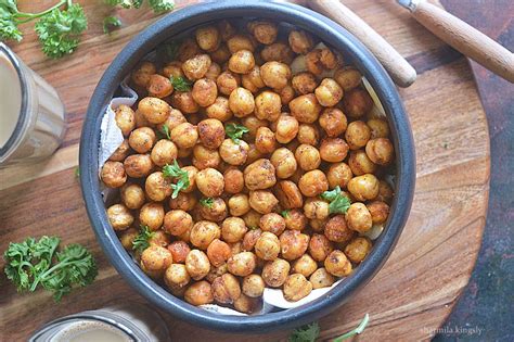 Roasted Chickpeas Air Fryer - Cook with Sharmila