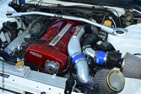 Nissan skyline gtr engine at Nissan Festival in Pasig, Philippines ...