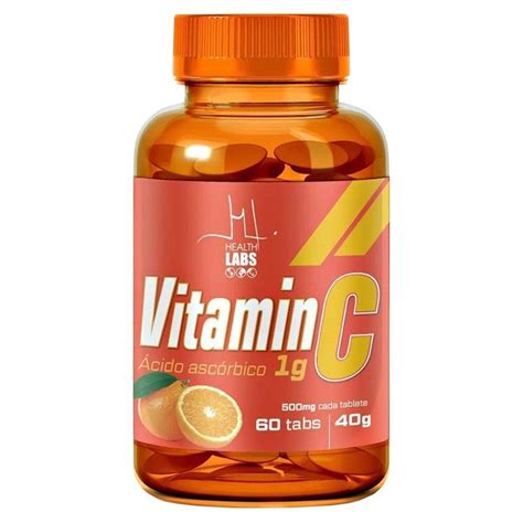 Vitamina C 60 Capsulas Health Labs Multivitamínico Polivitamínico