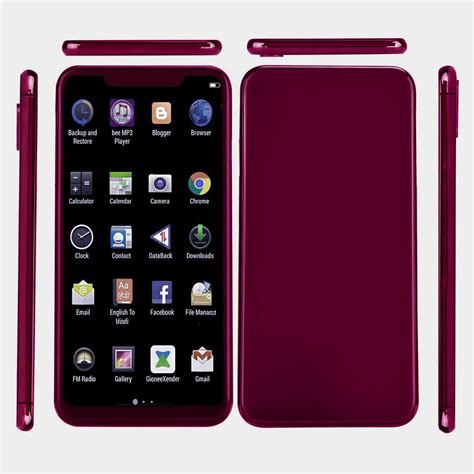 Le Smartphone 6 5 Pouces 16 9 Dual Sim Visage ID Goophone X Plus IX