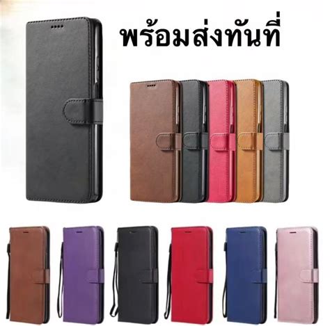 เคสฝาพับหนัง ล็อคได้ สำหรับ Oppo A12 A16 A53 A15 A15s A5s A7 F9 A5 2020