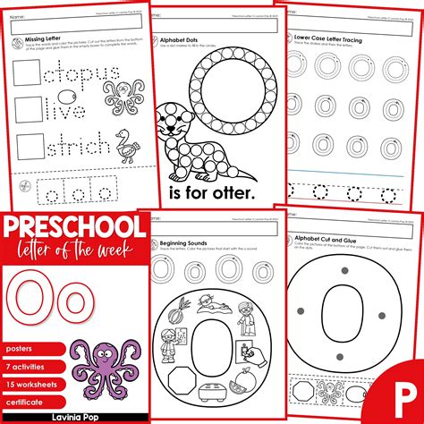 Preschool Alphabet Letter of the Week O