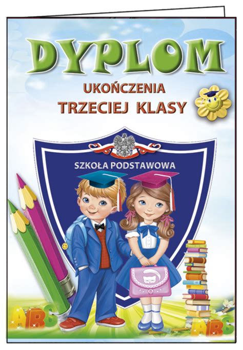 Teczka dyplom ukończenia 3 klasy TC1073 veda szkola pl