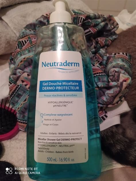 Neutraderm Gel Douche Micellaire Dermo protecteur Peaux Réactives