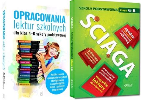 Opracowania lektur szkolnych Ściąga 4 6 13473063336 Podręcznik Allegro