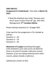 Assignment Gms Pdf Gms Assignment Individual