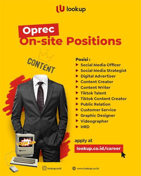 Lowongan Kerja Social Media Officer Social Media Strategist Digital