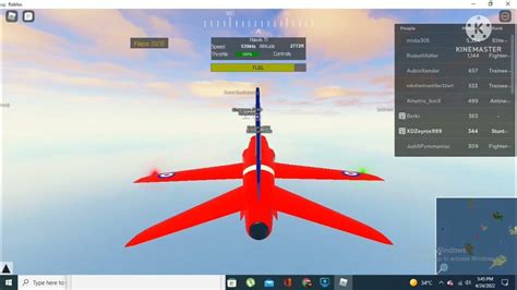 I Escort A Plane In Pilot Training Flight Simulator Roblox Red Arrows