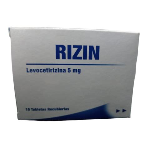 Levocetirizina 5mg RIZIN Caja X 10 Tab Comercializadora SURTI VENTAS