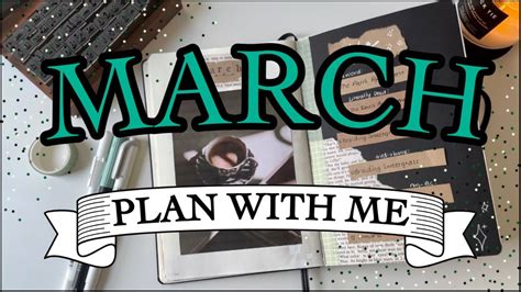 MARCH PLAN WITH ME Reading Bullet Journal YouTube