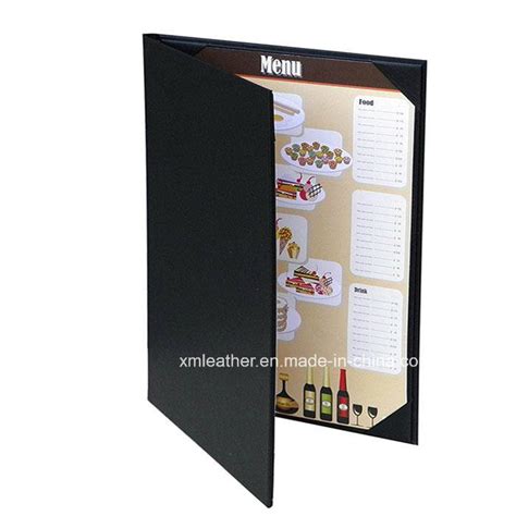 A Leather Menu Folder For Restaurant Leather Menu Folders And