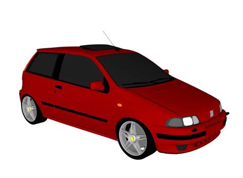 Fiat Punto GT 1 4 Turbo 1998 3D Model 75458 Model COPY Default